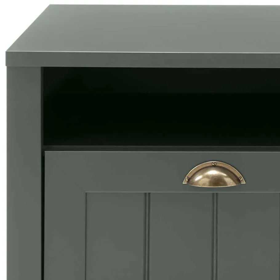 Sale Set Flur Einrichtung in Dunkelgrün - Niestov (fünfteilig) Garderoben