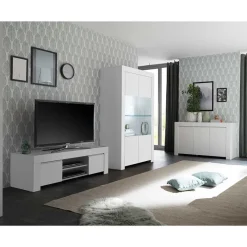 Set TV Board & Sideboard & Schrank - Mikes (dreiteilig) Wohnwände