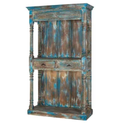 Sale Shabby Chic Regal in unregelmäßgem Blau lackiert - Emrene Regale