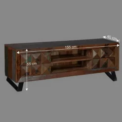 Sale Shabby Design TV Board aus Recyclingholz - Zeremonia Tv & Hifi-Möbel|Lowboards