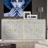 Sale Sideboard in White Wash und Pastellfarben - Cranita Sideboards