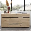 Sideboard in Wildeiche & Dunkelgrau - Kuetra Sideboards