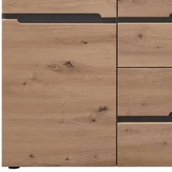 Sideboard in Wildeiche & Dunkelgrau - Kuetra Sideboards