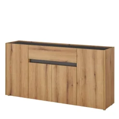 Sideboard in Wildeiche Optik und Anthrazit - Colomania Sideboards