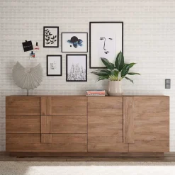 Sale Sideboard mit 3 Schubladen & 2 Türen - Basento I Sideboards