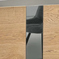 Sideboard mit Spiegeleinsätzen in Rauchgrau - Sisabel Sideboards