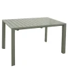 Silbergrauer Gartentisch mit Front Butterflyauszug - Sergio Tische