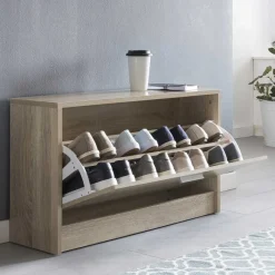 Sitzbank mit Schuhaufbewahrung Joker in Sonoma Eiche Dekor Sitzbank