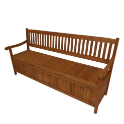 3-Sitzer Garten Bank mit Truhe - Durai Sitzbank