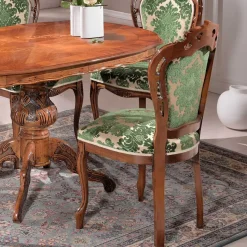 Sitzgruppe im Barockstil Magari mit 5 Polsterstühlen (sechsteilig) Sitzgruppe