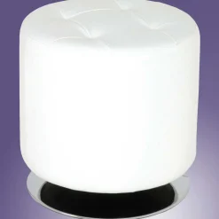 Sitzhocker Sabah in Weiß Hocker