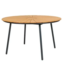 Skandi Garten-Essgruppe aus Teak - Farmer (fünfteilig) Sitzgruppe