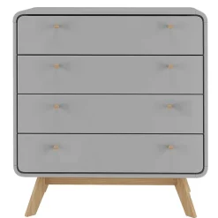 Sale Skandi Kommode in Grau & Eiche - Wavan Kommoden