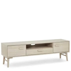Skandi TV Lowboard in Eiche Weiß - Lametla Tv & Hifi-Möbel|Lowboards