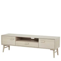 Skandi TV Lowboard in Eiche Weiß - Lametla Tv & Hifi-Möbel|Lowboards