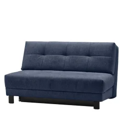 Outlet Sofa mit Bettfunktion in Blau Webstoff - Sulara Betten|Sofas