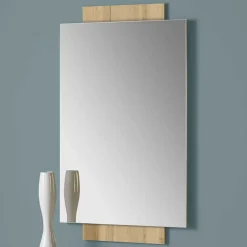 Spiegel & Hängekonsole in Wildeiche - Loriot (zweiteilig) Garderoben