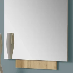 Spiegel & Hängekonsole in Wildeiche - Loriot (zweiteilig) Garderoben