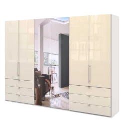 Sale Spiegel Schlafzimmerschrank mit Falttüren - Zidarie Schränke