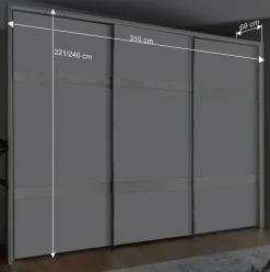 Sale Spiegel Schlafzimmerschrank mit Falttüren - Zidarie Schränke