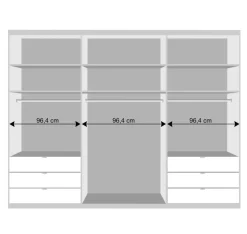 Sale Spiegel Schlafzimmerschrank mit Falttüren - Zidarie Schränke