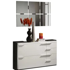 Best Spiegel Set & Schuhschrank - Alexandra (zweiteilig) Garderoben