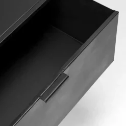 Best Stahl Regal ohne Rückwand in Schwarz - Magde Regale