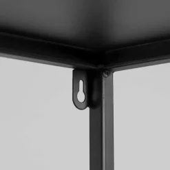 Best Stahl Regal ohne Rückwand in Schwarz - Magde Regale