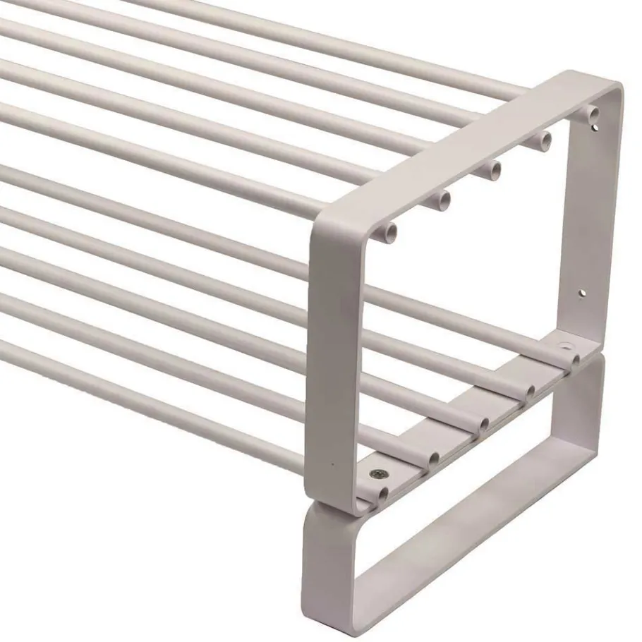 Stahl Schuhregal in Weiß - Torosma Regale