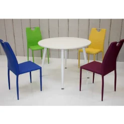 Stapelbare Polsterstühle in Gelb - Liguria (4er Set) Stühle