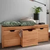 Online Stauraumbank mit 3 Kisten aus Buche - Shimousa Sitzbank