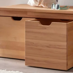 Online Stauraumbank mit 3 Kisten aus Buche - Shimousa Sitzbank