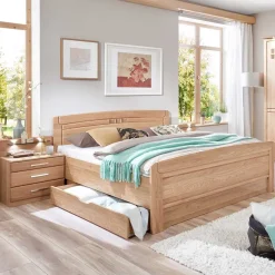 Sale Stauraumbett Anlage aus Eiche - Sendician (dreiteilig) Betten