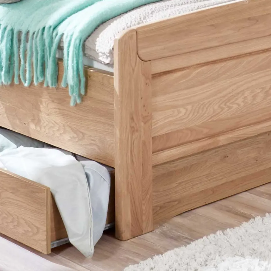 Sale Stauraumbett Anlage aus Eiche - Sendician (dreiteilig) Betten