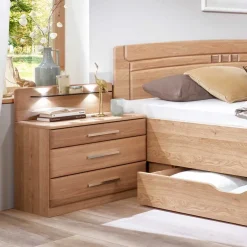 Sale Stauraumbett Anlage aus Eiche - Sendician (dreiteilig) Betten