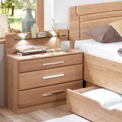 Sale Stauraumbett Anlage aus Eiche - Sendician (dreiteilig) Betten