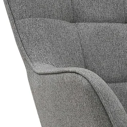 Clearance Stoff Schaukelstuhl im Skandi Design - Monique Sessel