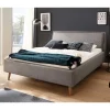 Stoffbett im Skandinavischen Stil in Grau - Cepter Betten