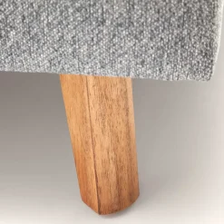 Stoffbett im Skandinavischen Stil in Grau - Cepter Betten