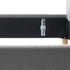 Stoffbett im Skandinavischen Stil in Grau - Cepter Betten