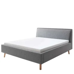 Stoffbett im Skandinavischen Stil in Grau - Cepter Betten