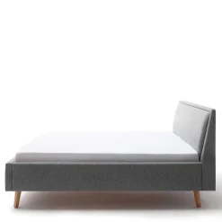 Stoffbett im Skandinavischen Stil in Grau - Cepter Betten