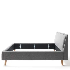 Stoffbett im Skandinavischen Stil in Grau - Cepter Betten