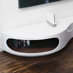 Stylisches Design Lowboard in Hochglanz - Vulin Tv & Hifi-Möbel|Lowboards