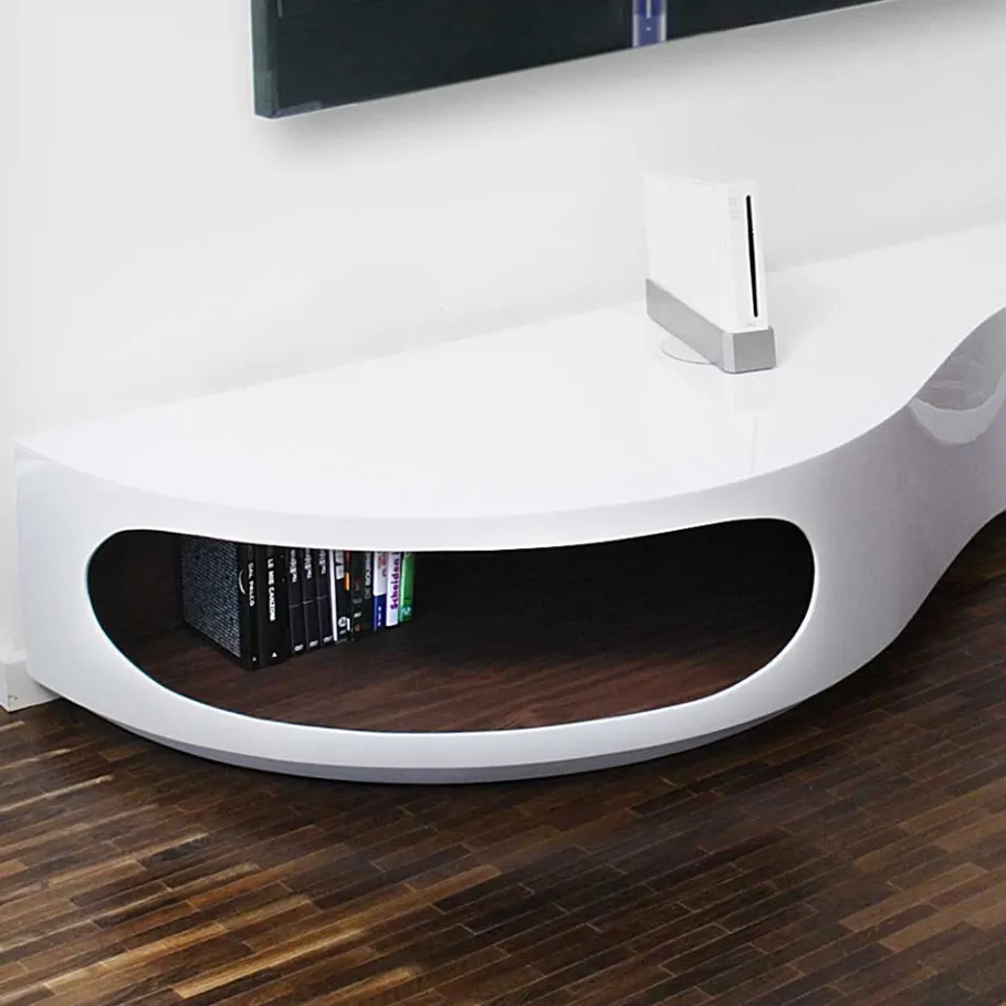 Stylisches Design Lowboard in Hochglanz - Vulin Tv & Hifi-Möbel|Lowboards