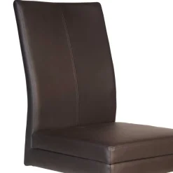 Outlet Swing Polsterstuhl in Dunkelbraun - Imbizia (2er Set) Sessel