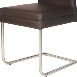 Outlet Swing Polsterstuhl in Dunkelbraun - Imbizia (2er Set) Sessel