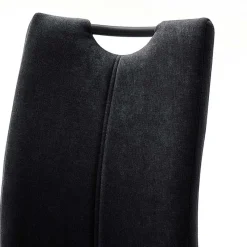 Outlet Swingstühle in dunklem Grau - Lacrunia (4er Set) Sessel