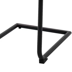 Outlet Swingstühle in dunklem Grau - Lacrunia (4er Set) Sessel