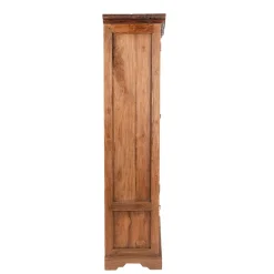Teakholz Vitrinenschrank Mangato im Landhausstil Schränke